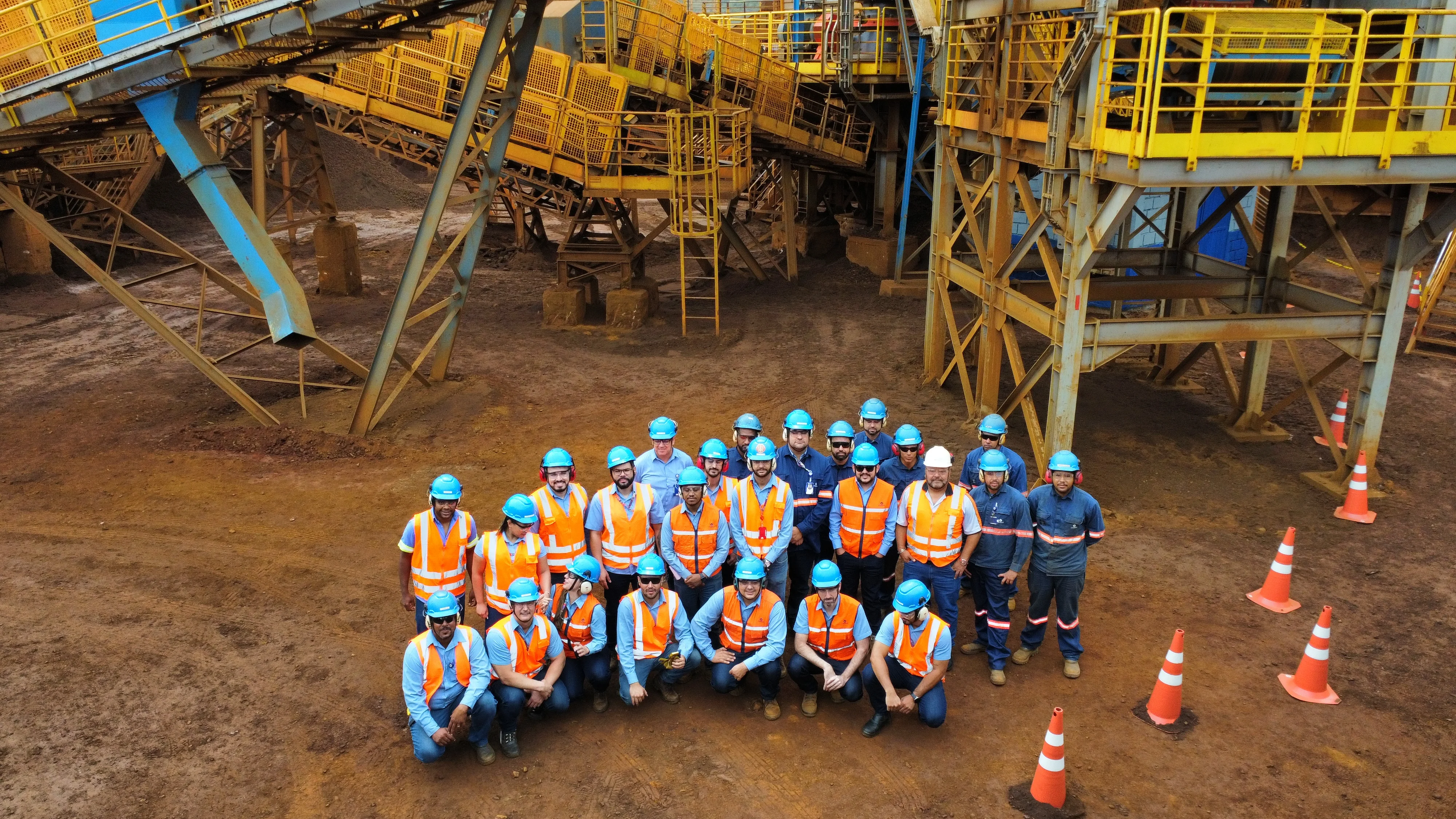 Equipe de trabalhadores